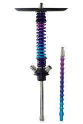 Кальян Mamay Coilovers Anodized Aluminium Mini Шахта Фіолетова Пружина Космос
