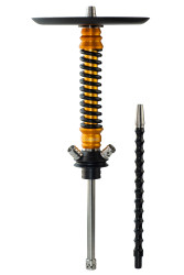 Кальян Mamay Coilovers Anodized Aluminium Mini Шахта Золото Пружина Чорна