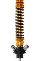 Кальян Mamay Coilovers Anodized Aluminium Mini Шахта Золото Пружина Чорна