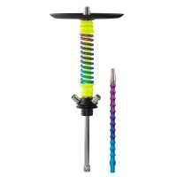 Кальян Mamay Coilovers Anodized Aluminium Mini Шахта Жовта фл. Пружина Космос