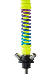 Кальян Mamay Coilovers Anodized Aluminium Mini Шахта Жовта фл. Пружина Космос