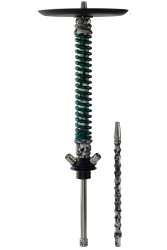 Кальян Mamay Coilovers Print Шахта Черепа Пружина Зелений лак