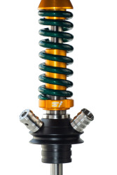Кальян Mamay Coilovers Micro Шахта Золото Пружина Темно - зелена