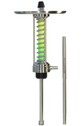 Кальян Shi Carver Cybertank Yellow-Green/Chrome