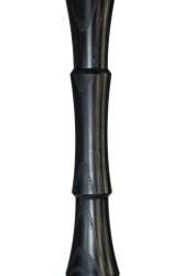 Кальян Totem Idol Full Black на різьбі з колбою
