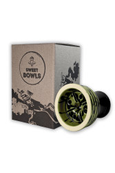 Чаша для кальяна Sweet Bowls Unika Glaze Green