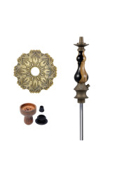 Кальян Karma 0,1 Walnut Bronze Black