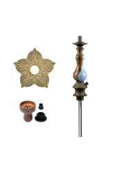 Кальян Karma 0,1 Walnut Bronze Blue