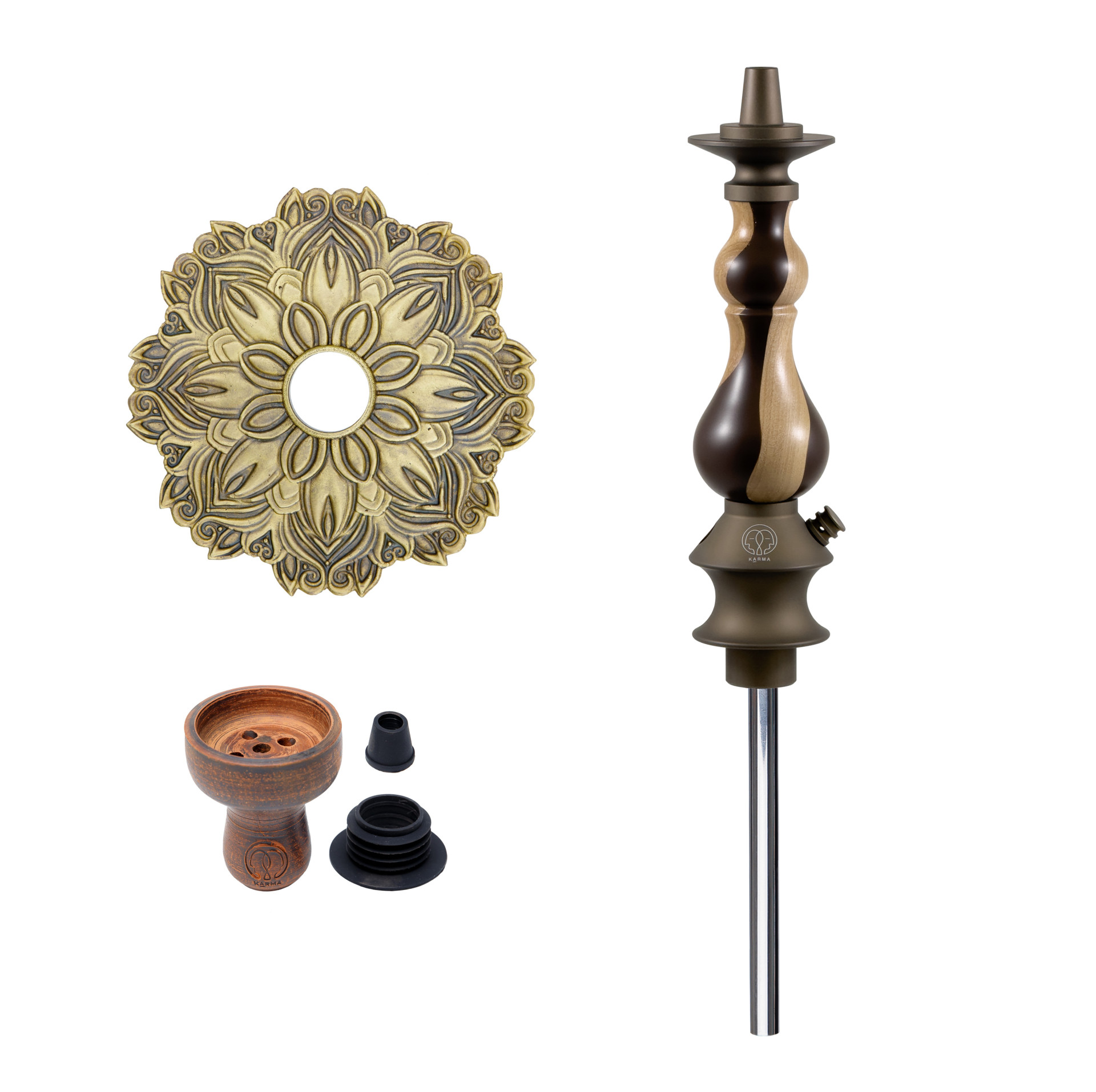 Кальян Karma 0,1 Walnut Bronze Brown