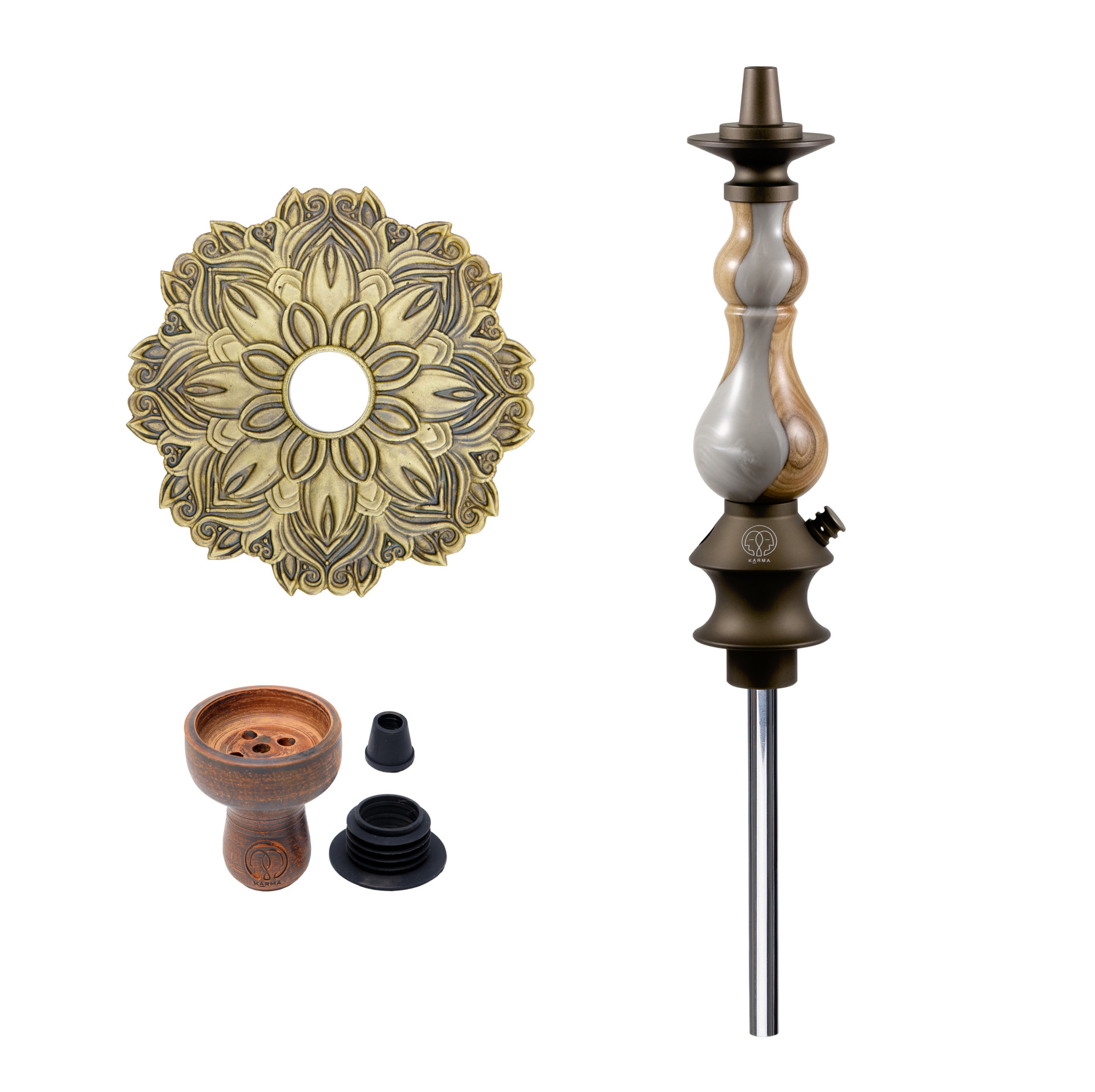 Кальян Karma 0,1 Walnut Bronze Gray