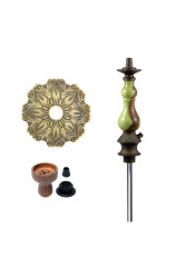 Кальян Karma 0,1 Walnut Bronze Green