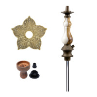Кальян Karma 0,1 Walnut Bronze White