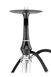 Кальян Khmara Zirka Carving Sirius Black (Black plate, black hose) 