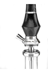 Кальян Khmara Zirka Carving Sirius Black (Black plate, black hose) 