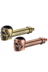 Трубка металева Champ high metal skull pipe
